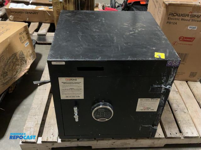 Lot 2-18526 - Fire King Security Group Securam Electronic Combination Lock Safe. 20.5” x 20” x 21” tall. Combinati...