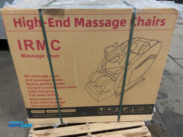 Lot 2-42712 - New SDLANCH IRMC Massage Chair, 5+8 massage mode, mobile phone holder, central control quick knob, U...