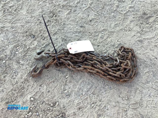 Lot 2-95009 - 1/4 x 9 ½ foot Log Chain with 2 grab hooks