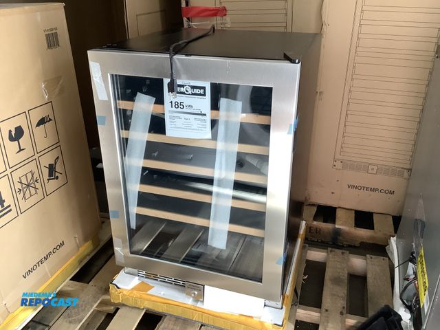 Lot 2-27633 - Scratch & Dent Electric Free Standing Vinotemp VT-51SZ01SS Wine chiller