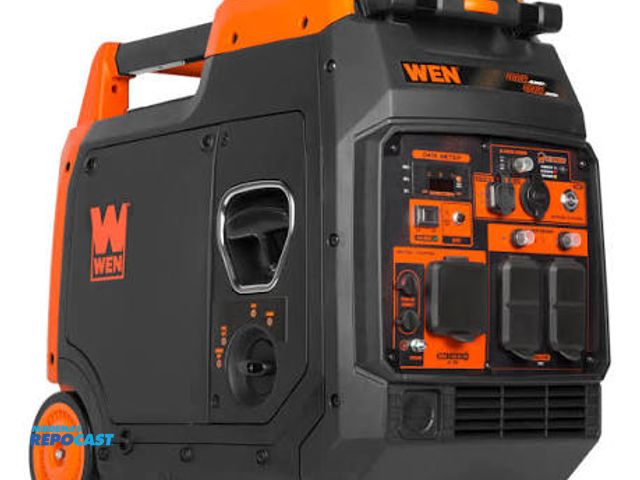 Lot 2-14744 - Wen 4800W dual fuel portable inverter generator model DF480iX