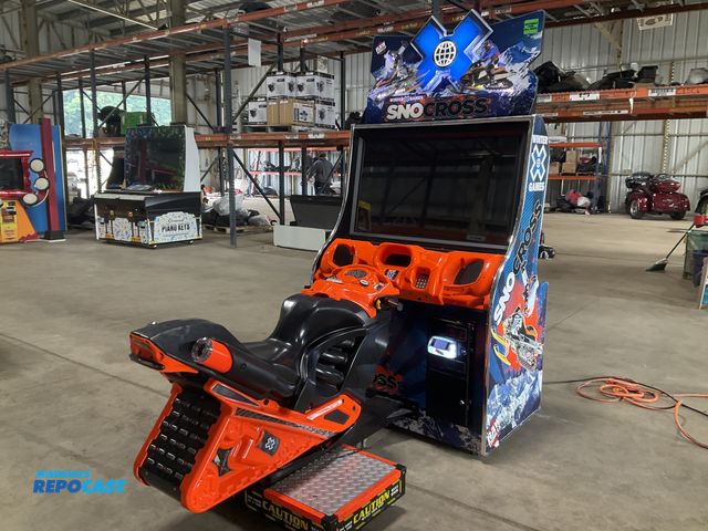 Lot 2-90909 - Raw Thrills Snocross Snowmobile Arcade Simulator