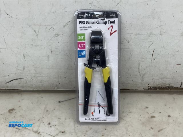 Lot 2-35092 - Apollo 3/8", ½", ¾" PEX-B Quick Cinch Clamp Tool #69PTKG1096