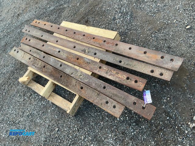 Lot 2-30496 - (5) Used Bolt on Metal Cutting Edges, showing wear and one bent, sizes include 71-3/4", 72", 79-1/4"...