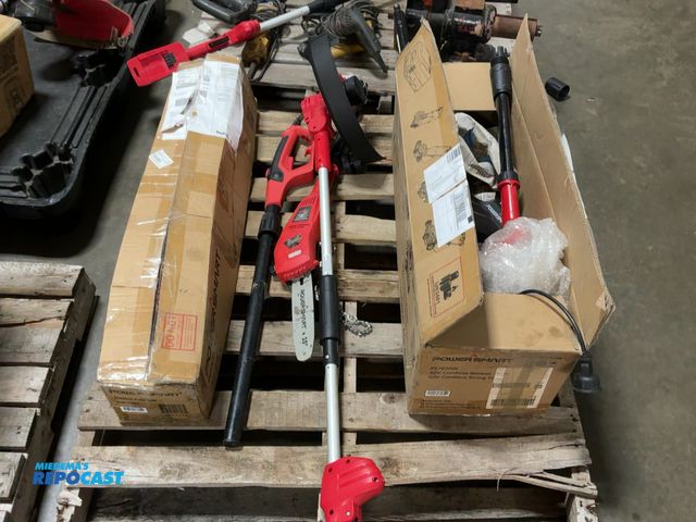 Lot 2-18732 - Lot of (2) Powersmart Pole Saws &amp; (2) Powersmart String Trimmers.