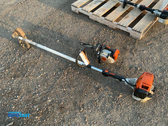 Lot 2-40650 - Lot of (1) Stihl FC111 Edger, Engine Runs but has clutch issues, and (1) Stihl MS150TC 12" Bar Chain...