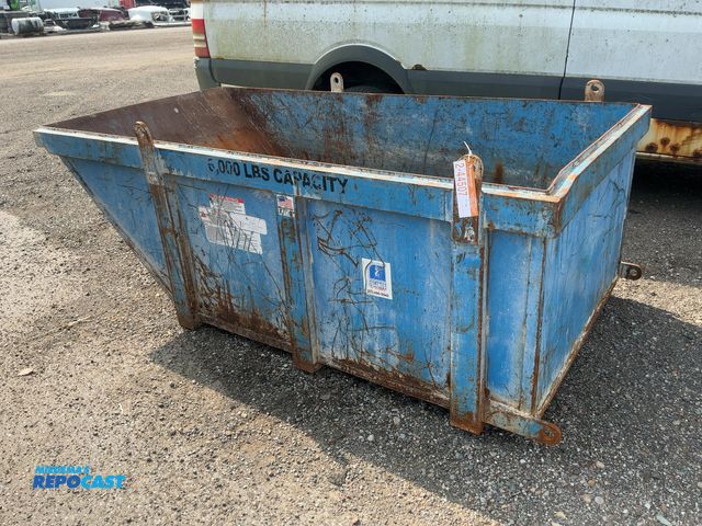 Lot 2-44507 - Skip Box for Crane, 6,000 lb capacity, approx. 52”x98”x34” tall