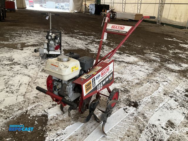 Lot 2-11067 - Maxim RMT55H heavy-Duty Commercial Mid-Tine Tiller Gas Powered