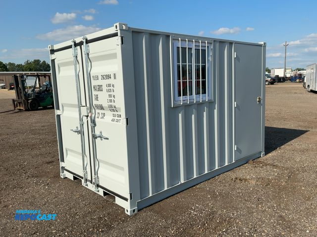Lot 2-40115 - New 11’ Job Site Storage Container, 133-1/2” long x 80” Wide x 88-1/2” tall overall, Swing Doors on ...