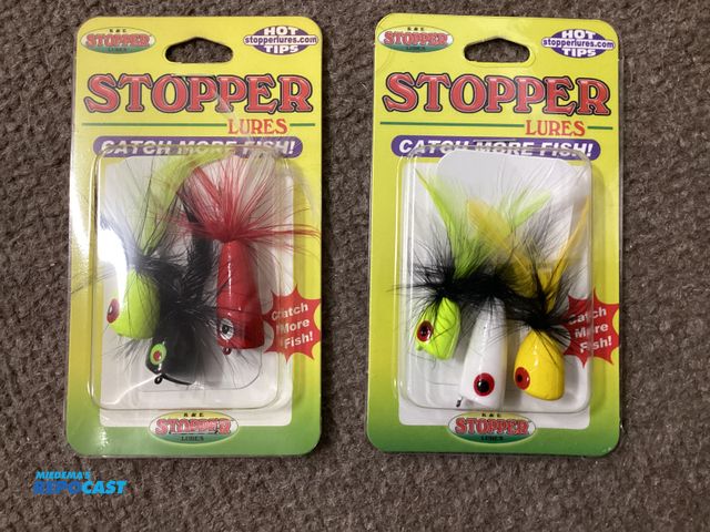 Lot 2-19223 - Two packages of three fishing lures by K &amp; E.