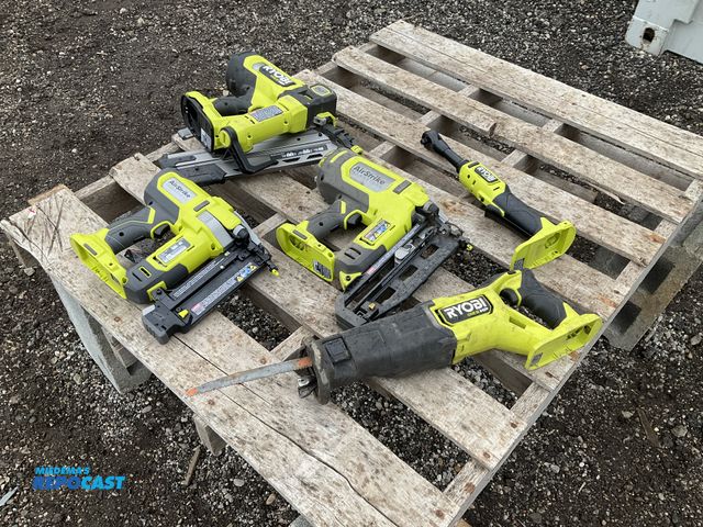 Lot 2-40568 - (5) Ryobi Cordless Hand Tools