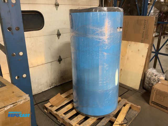 Lot 2-19863 - Roll of adhesive foam sheets approx. 57” tall and 27” in diameter