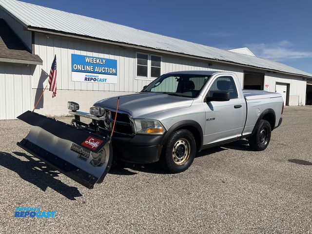 Lot 2-61797 - 2010 Dodge RAM 1500 SLT LWB 4WD Regular Cab Standard Box Plow Truck 4x4