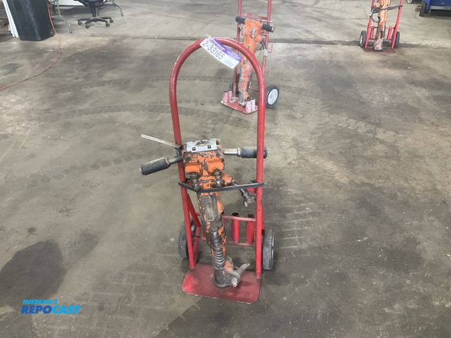Lot 2-33165 - American Pneumatic Model 160 jack hammer with 2-wheel dolly cart, used