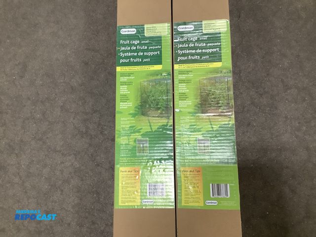 Lot 2-37082 - Lot of (2) boxes of new #7660 gardman small fruit cages 4’1”L x 4’1”W, 3’5”H