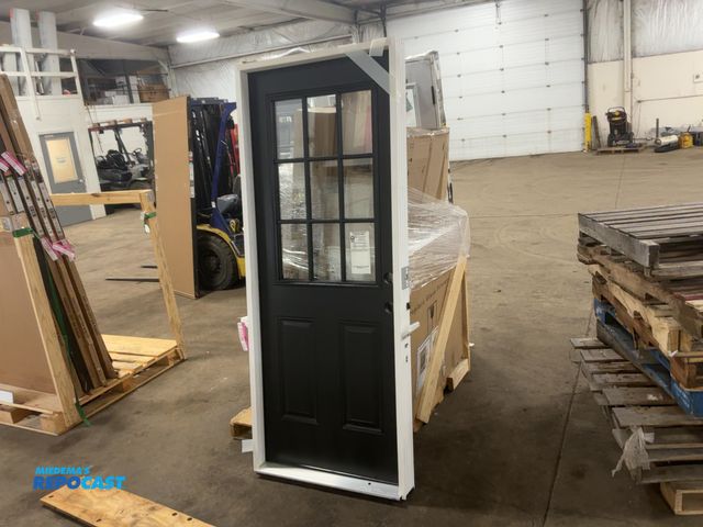 Lot 2-23338 - Masonite 32” Entrance Door, 32”x80” Door, 4-9/16” Frame, LH In-Swing, Nickel Hinges, Sill Plate, Unu...