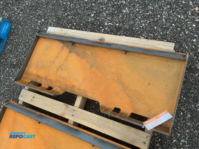 Lot 2-40875 - New Wolverine Skid Steer Quick Attach Mounting Plate, approx. 1/2" thick