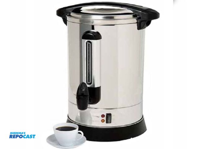 Lot 2-27938 - Focus Foodservice FCMCS100 Crown Select Automatic Coffeemaker, 100 Cup, 4 Gallon, 15 Liter, new