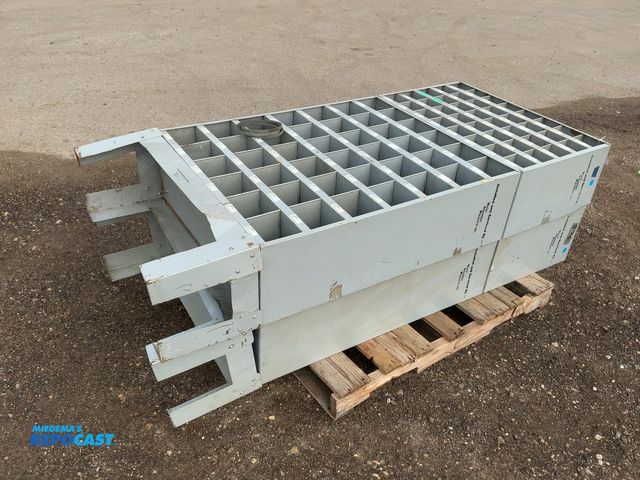 Lot 2-21449 - (2) Valley Industrial Products Metal Bolt Bin Organizers, 42 bin bottom units with 40 bin top units ...