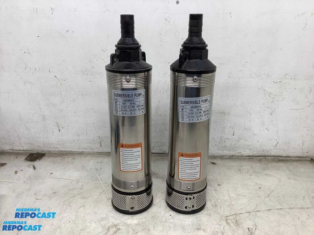 Lot 2-60510 - Type 4SDM3/5 Submersible Well Pumps, 60Hz, .5Hp, 3450RPM