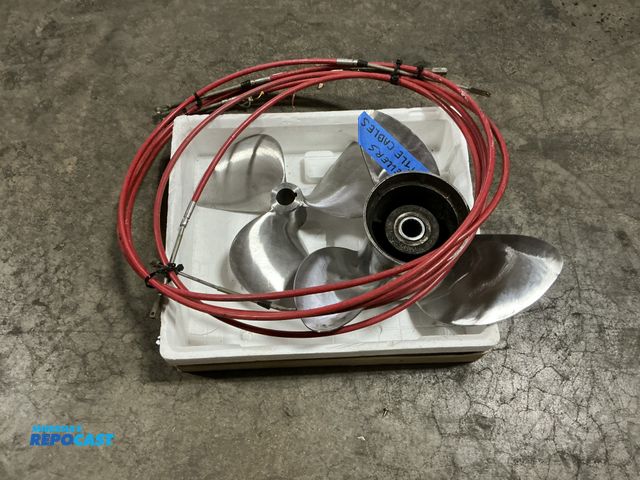 Lot 2-73015 - (2) Propellers with Throttle Cables