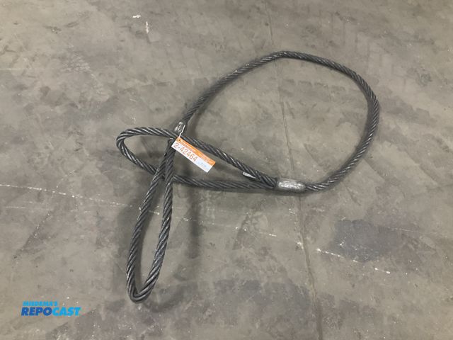 Lot 2-42464 - 10’ x 1” Steel cable lifting sling