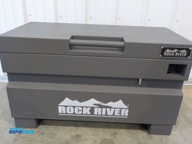 Lot 2-34203 - Rock River Job Box. Measures 3’ wide x 17” long x 21” tall.