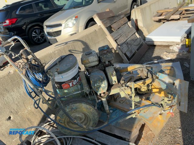 Lot 2-33062 - Graco line laser striper paint sprayer with various paint sprayer designs