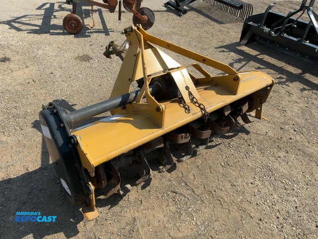 Lot 2-22803 - Countyline Tarter 5’ 3-point Rototiller, 540 pto driven with shaft, skid shoes worn and in two piece...