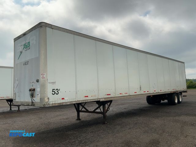 Lot 2-11999 - 2003 Wabash 53' Dry Van Semi Trailer