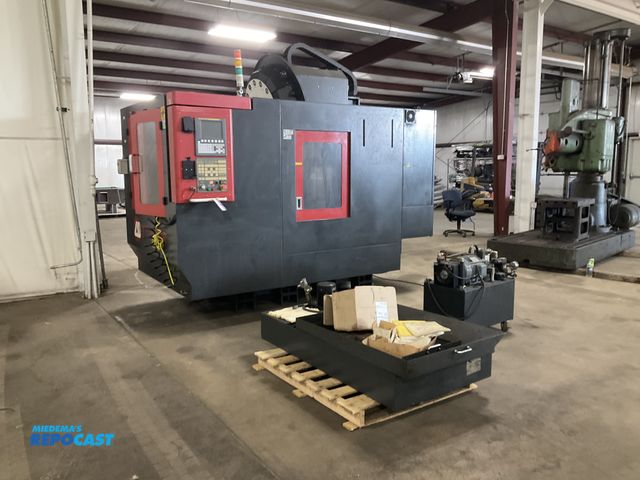 Lot 2-30572 - 2008 LK Machinery TT-510P Turret Drill, FANUC Series Oi-MC control, two 24” x 14” tables, 20” x 16” ...