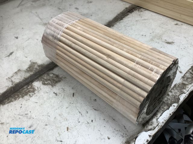 Lot 2-93446 - Lot of (200) New Unfinished Maple Dowels 3/8” x 12”