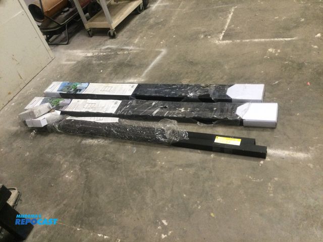 Lot 2-59564 - 3 decorative screen panel frame kit freedom outdoor living frame kit Matte Black Aluminum Decorative...