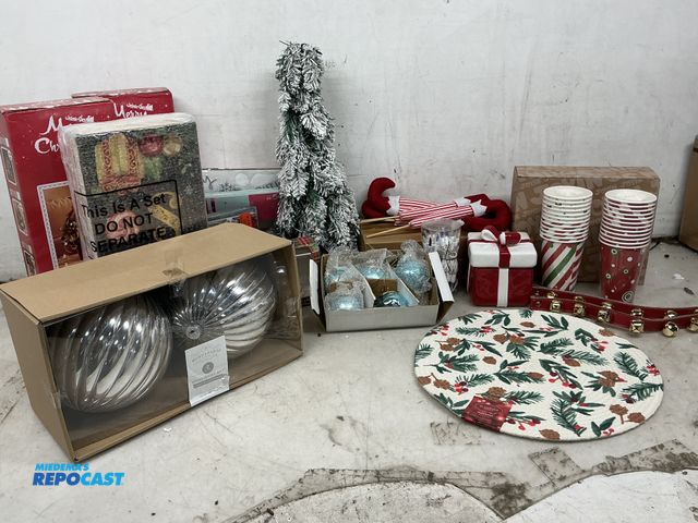 Lot 2-75893 - Lot of various Christmas decor and items all new