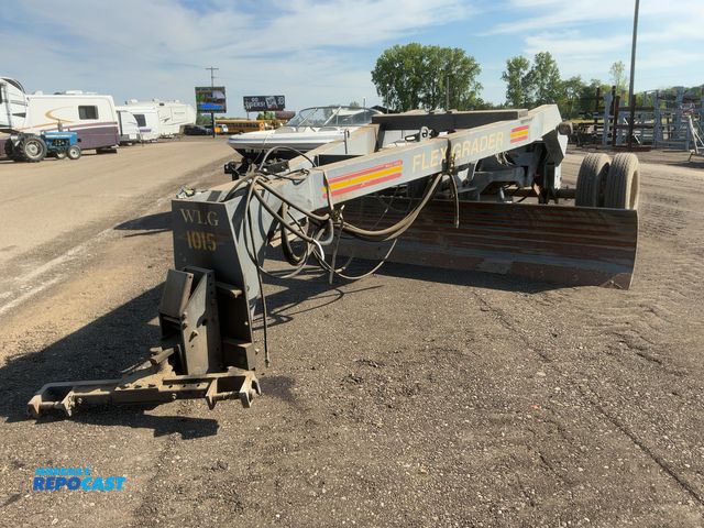 Lot 2-34445 - 1996 Nimex Industries AB Model WLG 1015 Flexigrader Pull Type Grader Attachment for Tractor, 12’ Wid...
