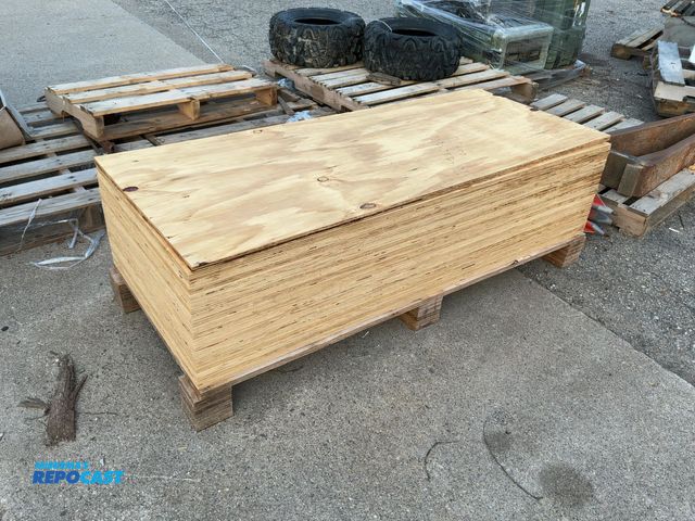 Lot 2-13110 - Lot of 20 pc. of plywood, 62 3/4” x 25 1/4” x 3/4”
