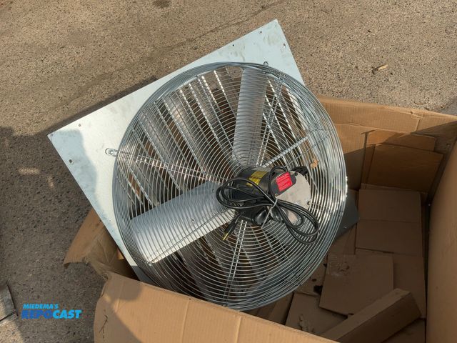 Lot 2-21460 - Unused J&amp;D Manufacturing ES Shutter Fan, fits 30"x30" opening, 115 volt