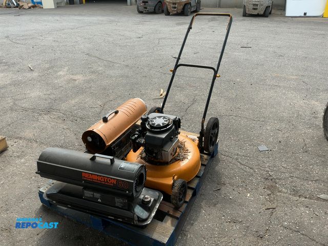 Lot 2-64255 - Lot of (2) Portable Forced Air Heaters, Remington 60 &amp; Protemp PT70T-KFA, &amp; a Poulan Pro 961...