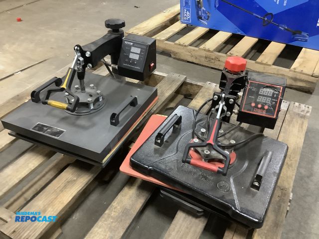 Lot 2-67278 - Vevor heat press and Oilee heat press