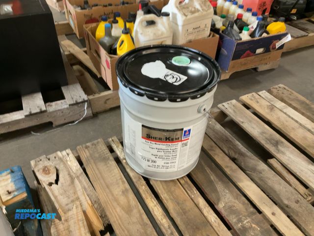 Lot 2-99773 - 5 gallon bucket of Sher-Ken fast dry metal finishing enamel