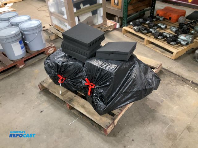 Lot 2-19563 - Skid of approximately 30-40 12”x12” noise reduction foam panels