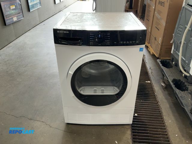 Lot 2-11530 - Scratch & Dent West Bend WB400FLDVW Compact Front-Load Electric Dryer