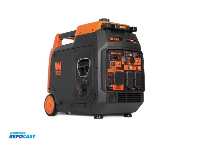 Lot 2-10985 - Wen 4800W dual fuel portable inverter generator model DF480iX