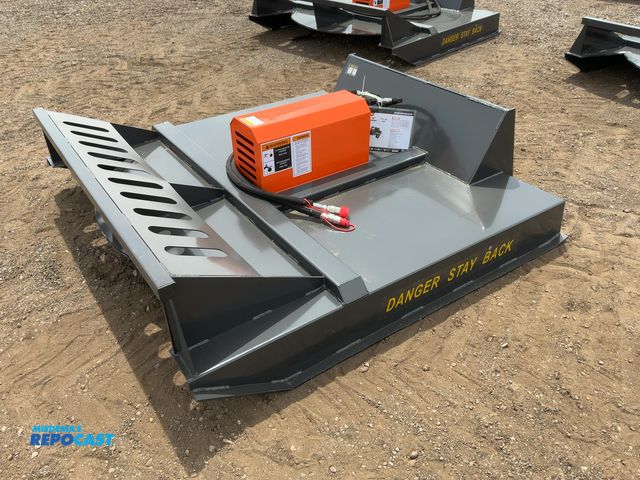 Lot 2-43785 - New Wolverine 72” Brush Cutter Skid Steer Attachment, 15-20 GPM, Universal Quick Attach, 820 lbs, Mo...