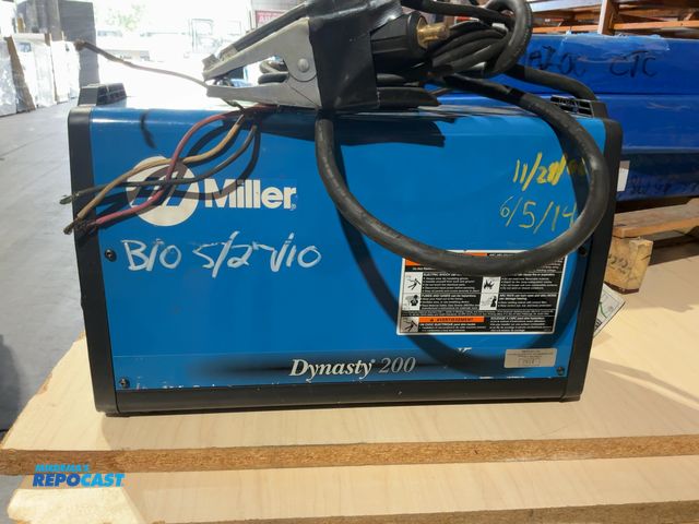 Lot 2-23997 - Miller Dynasty 200-amp AC/DC TIG and Stick inverter welder