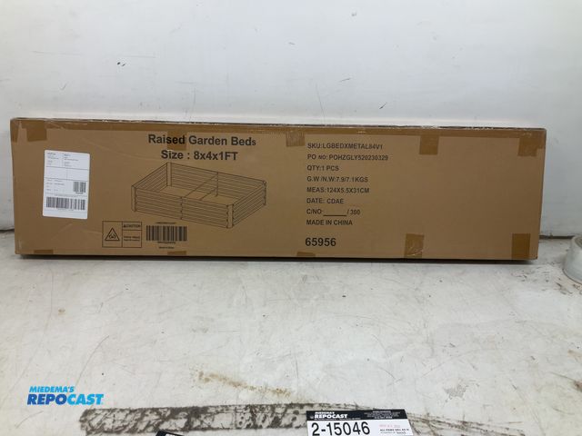 Lot 2-15045 - New Raised Garden Bed, 8’x4’x1’