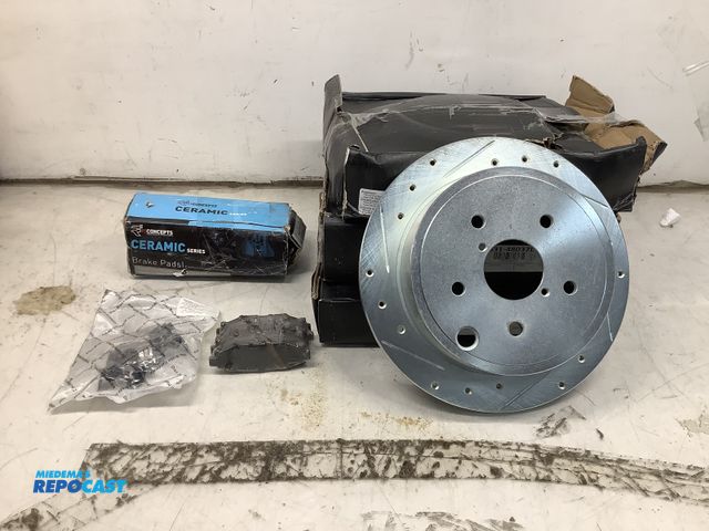 Lot 2-91027 - DFC® 7304-63130 - PRO-KIT 3000 Drilled and Slotted Front and Rear Brake Kit 2016-2018 Mercedes GLC C...