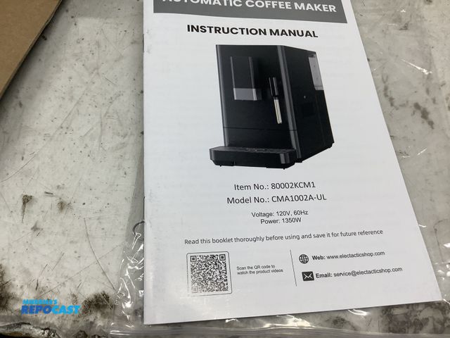 Lot 2-95146 - Intertek CMA1002A-UL Coffee machine Intertek automatic coffee machine.