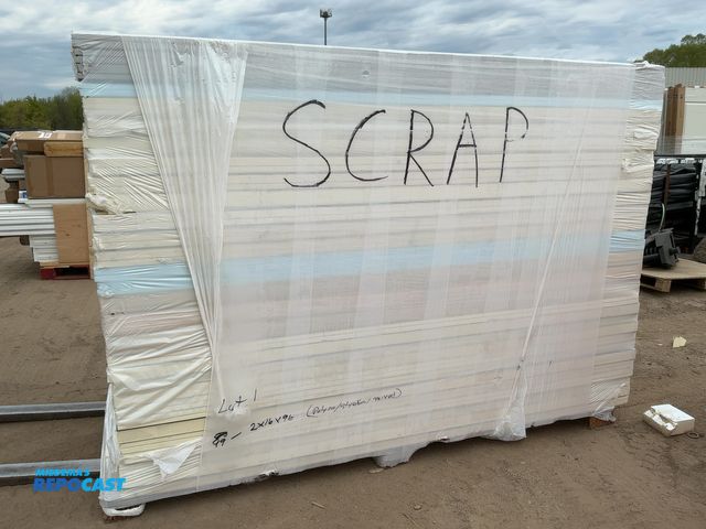 Lot 2-35822 - Lot of (99) sheets of 2 x 16 x 96 Polyiso Insulation w/ Foils Face &amp; Styrofoam