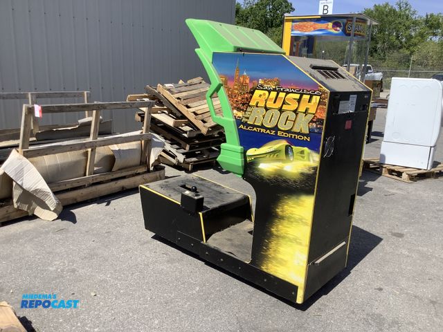Lot 2-76682 - Ataria Sam Francisco rush the rock Alcatraz edition arcade game (missing seat)